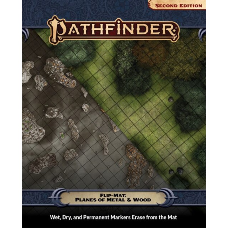 Pathfinder Flip-Mat: Planes Of Metal And Wood