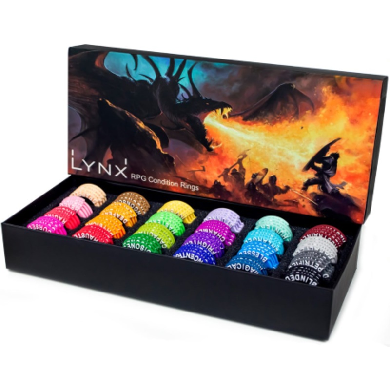 Lynx: RPG Condition Rings & Markers Set
