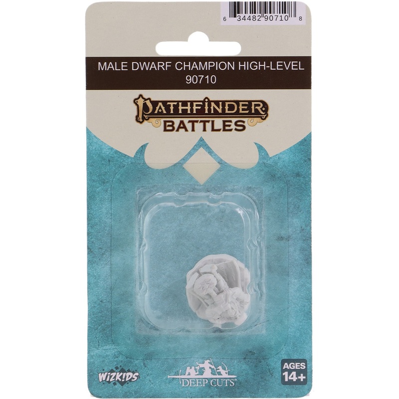 Pathfinder Battles Miniatures: Wave 23 - Male Dwarf Champion High-Level