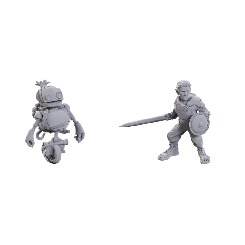 Critical Role Unpainted Miniatures: Wave 23 - Orym, Of The Air Ashari & Fresh Cut Grass