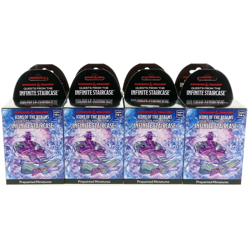 Dungeons & Dragons Icons Of The Realms: Set 33 -  Quests From The Infinite Staircase 8 Count Booster Brick