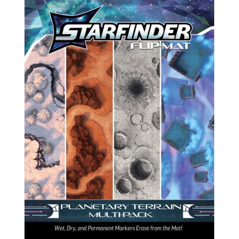 Starfinder RPG: Flip-Mat - Planetary Terrain Multi-Pack