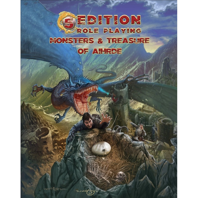 5th Edition Role Playing: Monsters & Treasure Of Aihrde
