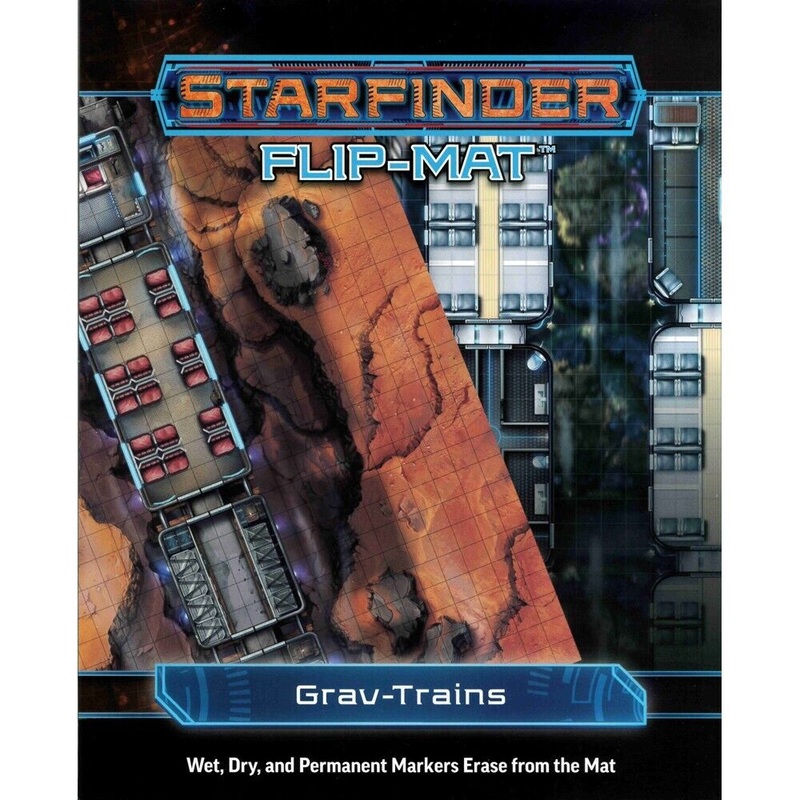 Starfinder RPG: Flip-Mat  Grav Trains