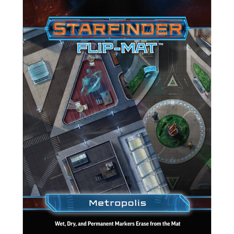 Starfinder RPG: Flip-Mat  Metropolis