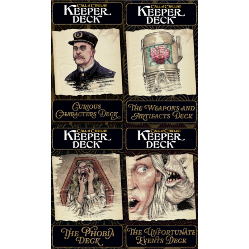 Call Of Cthulhu RPG: Keeper Decks Second Edition