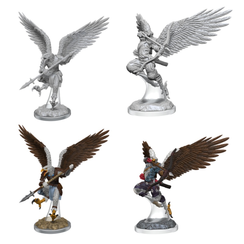 Dungeons & Dragons Nolzurs Miniatures: Wave 17 - Aarakocra Fighters