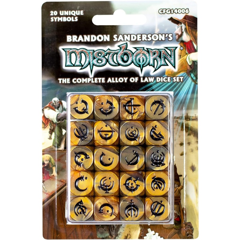 Mistborn: Adventure Game - Alloy Of Law Dice Set