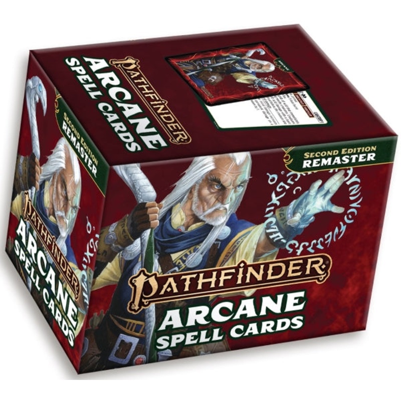 Pathfinder 2E: Arcane Spell Cards Remastered