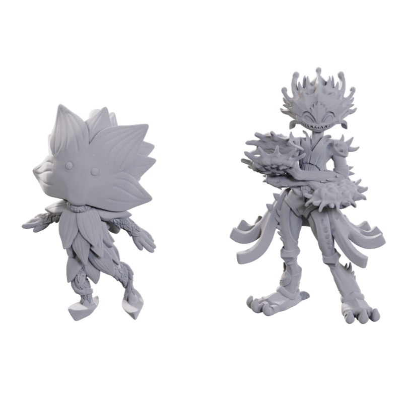 Pathfinder Battles Miniatures: Wave 25 - Lotus Leshy And Flytrap Leshy