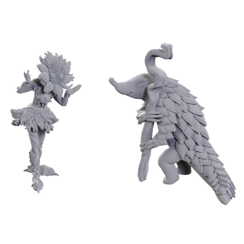 Pathfinder Battles Miniatures: Wave 25 - Sunflower Leshy And Fruit Leshy