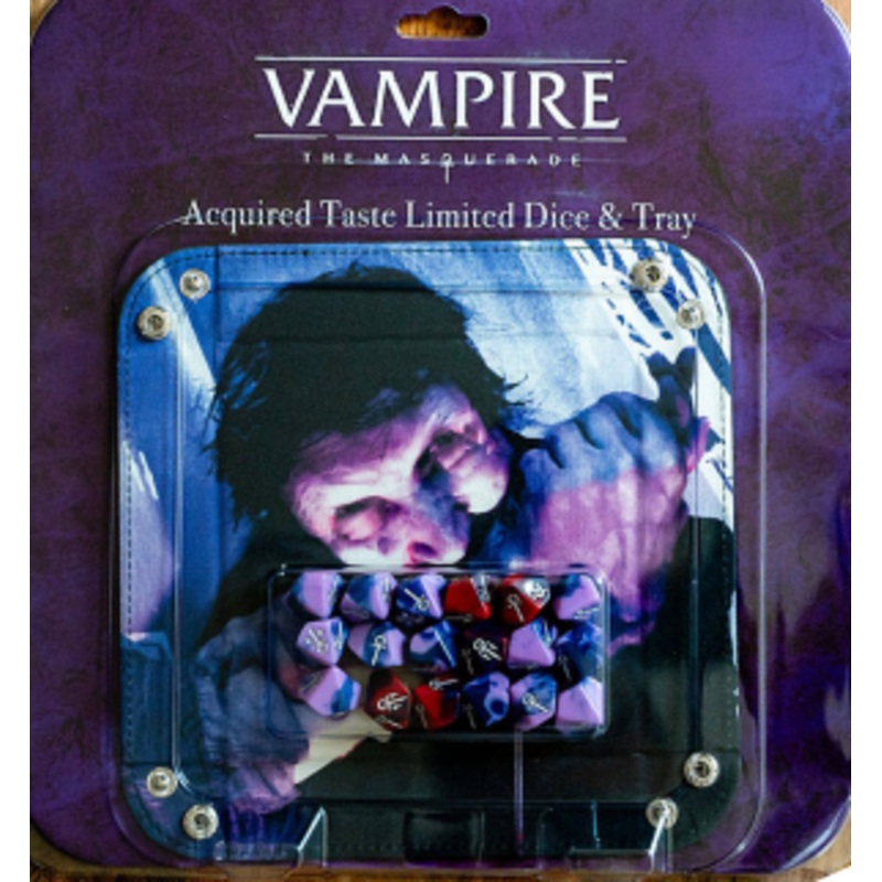 Vampire The Masquerade 5th Edition RPG: Acquired Taste Limited Dice & Tray