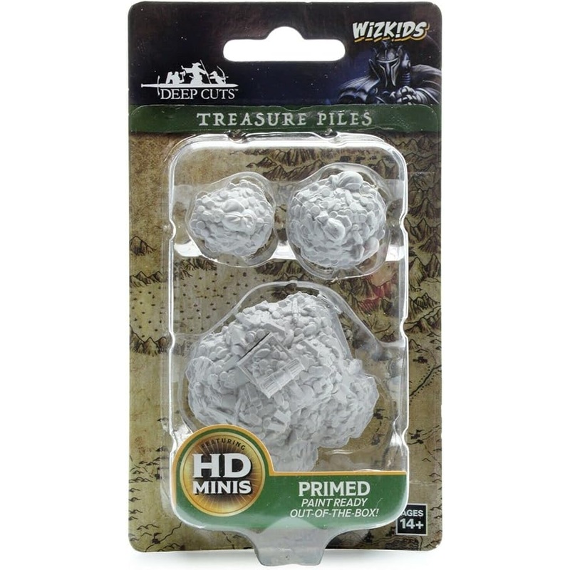 WizKids Deep Cuts Unpainted Miniatures: Wave 3: Treasure Piles