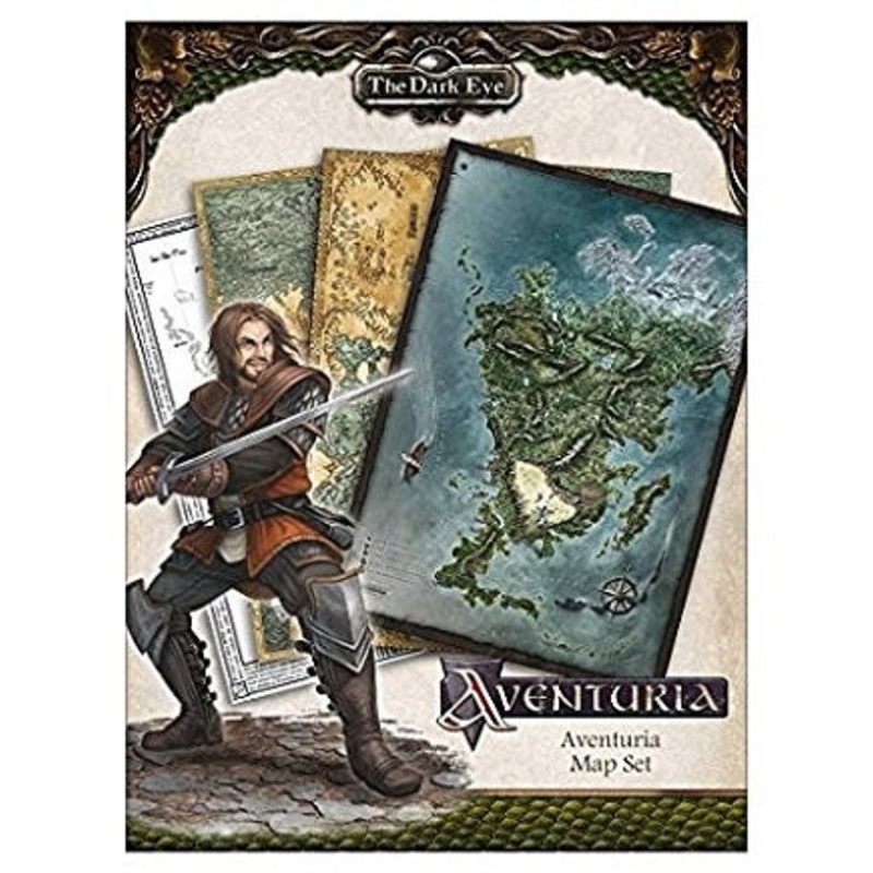 Dark Eye: Aventuria Boxed Map Set