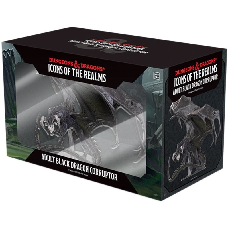 Dungeons And Dragons: Icons Of The Realms - Adult Black Dragon