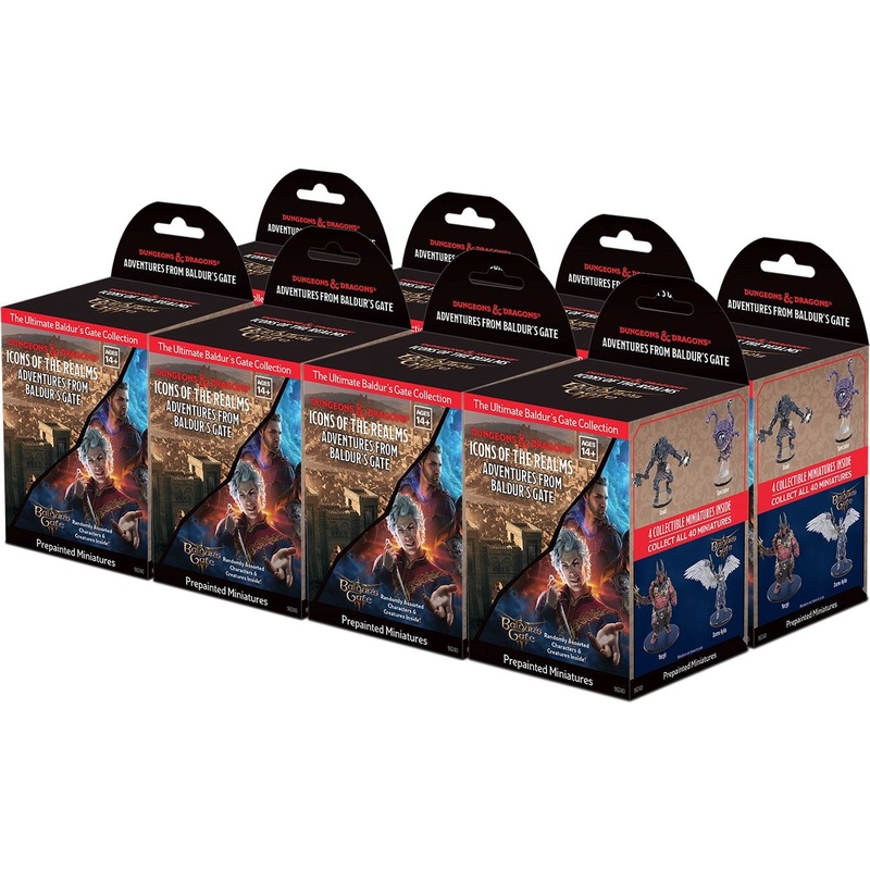 Dungeons & Dragons Icons Of The Realms: Set 35 - Adventures From Baldur's Gate 8 Count Booster Brick