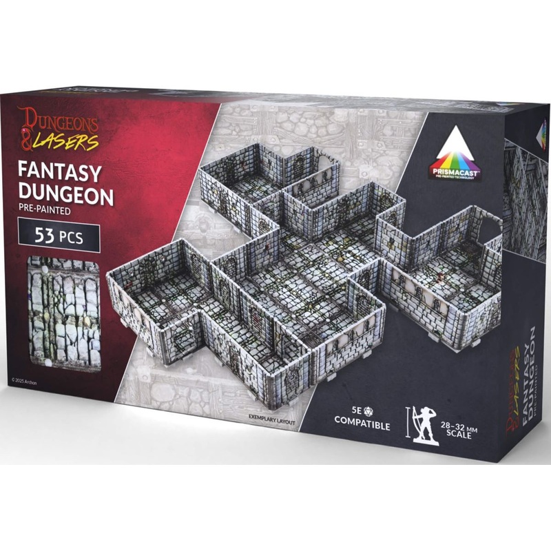 Dungeons & Lasers: Fantasy Dungeon (Pre-Painted)