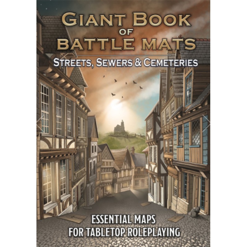Giant Book Of Battle Mats: Streets, Sewers & Cemeteries