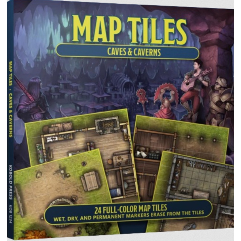 Map Tiles: Caves & Caverns