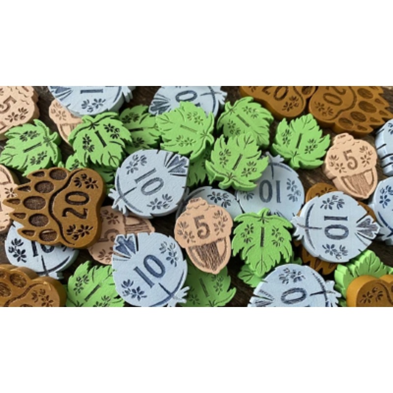 Honey Buzz: Wooden Coins