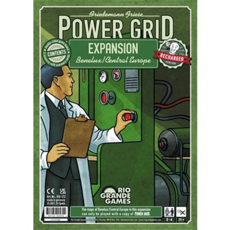 Power Grid Recharged: Benelux/Central Europe Expansion