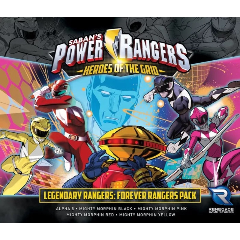 Power Rangers: Heroes Of The Grid - Legendary Rangers: Forever Rangers Pack