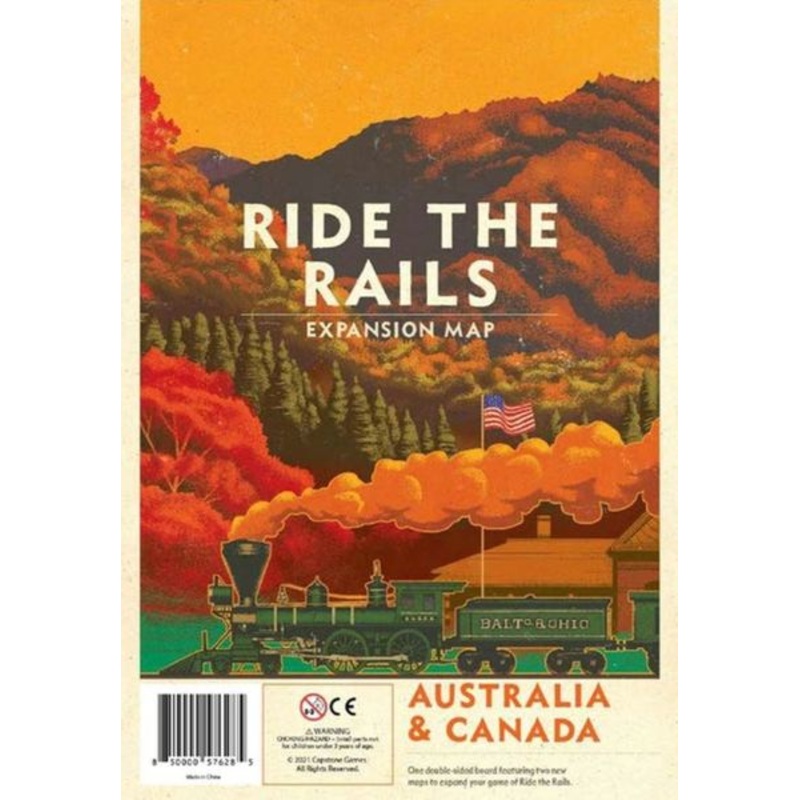 Ride the Rails: Australia & Canada Maps