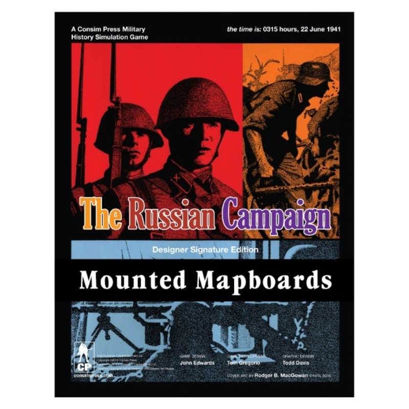 Russian Campaign: Deluxe 5th Edition - Mounted Map Boards