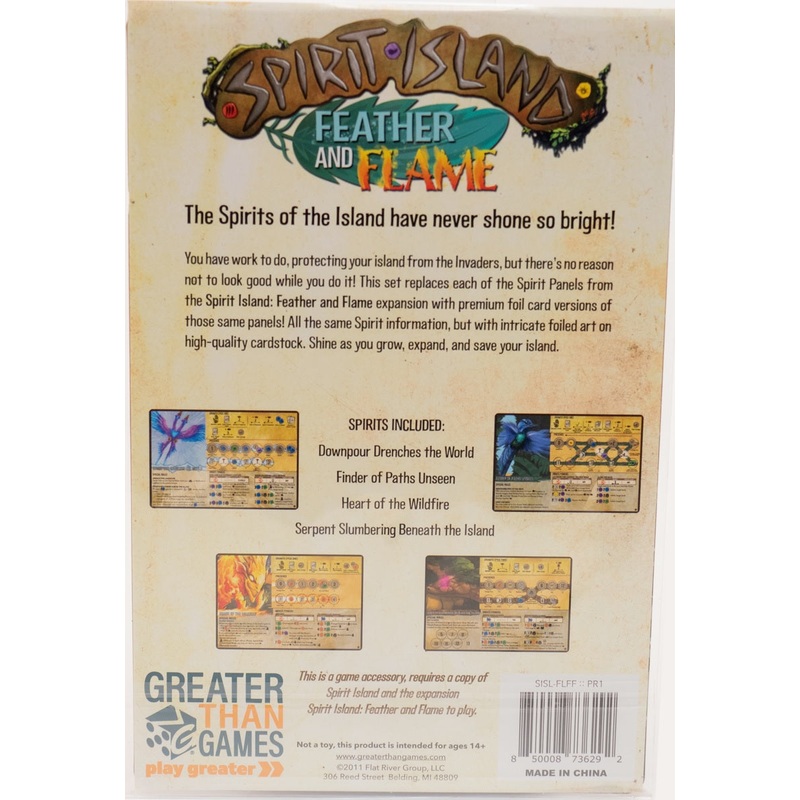 Spirit Island: Feather And Flame Foil Panels