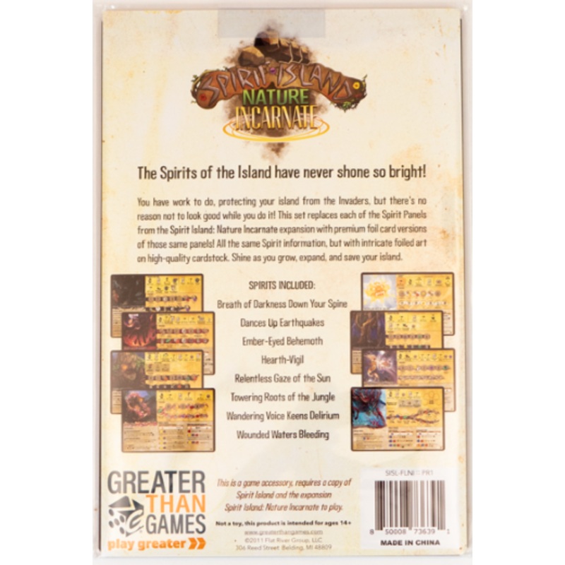 Spirit Island: Nature Incarnate Foil Panels