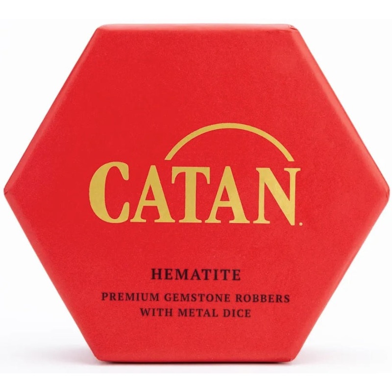 Catan: Premium Robber & Metal Dice Set - Hematite
