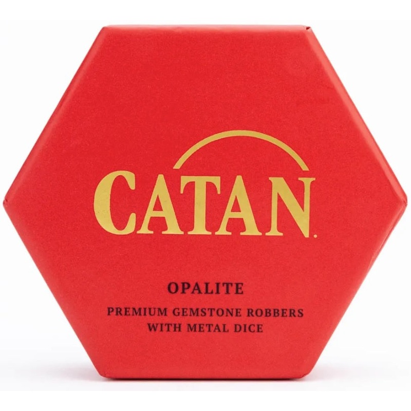 Catan: Premium Robber & Metal Dice Set - Opalite