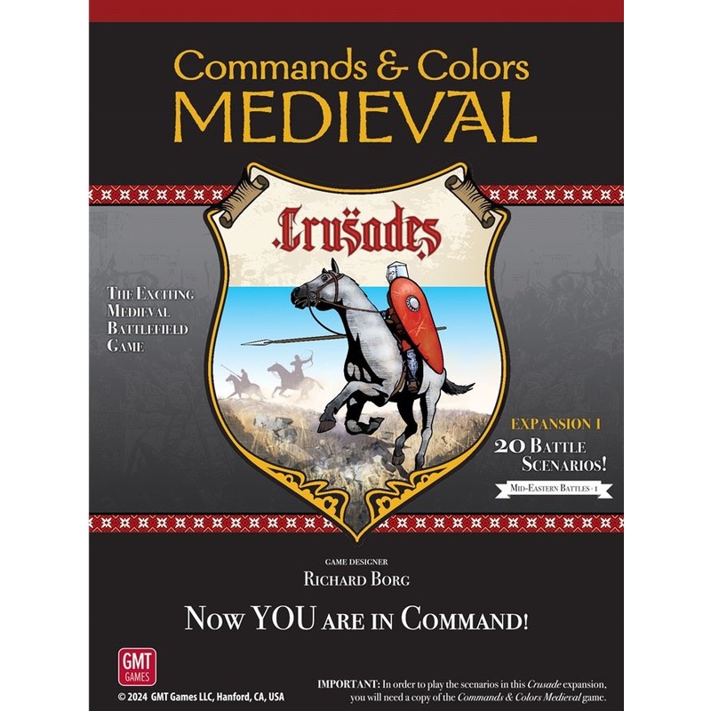 Commands & Colors: Medieval Crusades Expansion 1 Mid-Eastern Battles