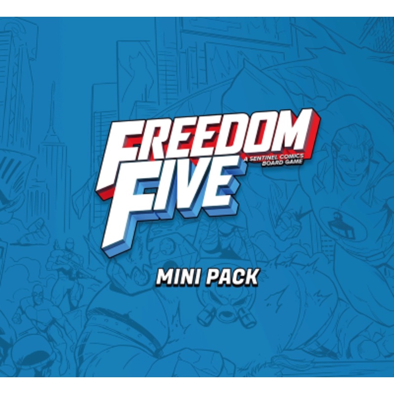Freedom Five: Mastermind Miniatures Heroes Pack