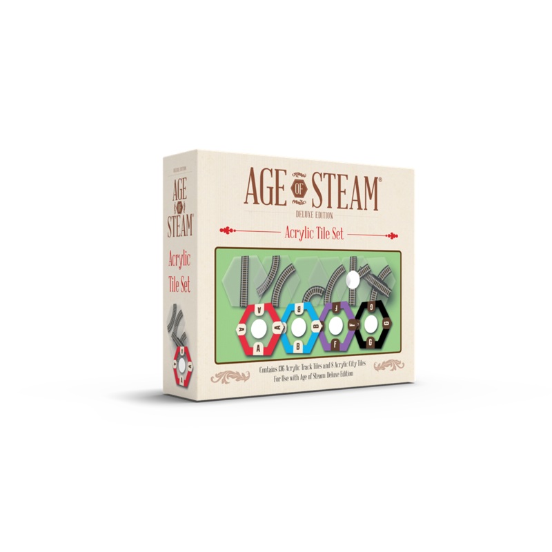 Age Of Steam Deluxe: Acrylic Track Tiles