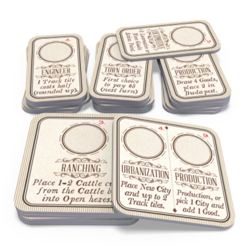 Age Of Steam Deluxe: Deluxe Promo Action Tiles