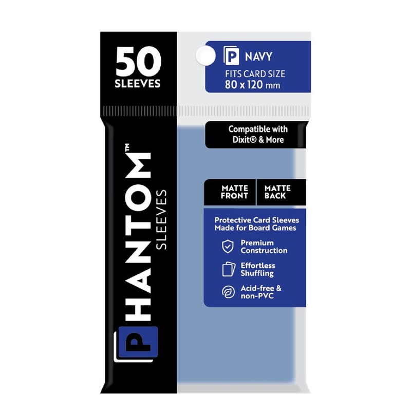 Phantom Sleeves: 50 Count - Matte/Matte Dixit+