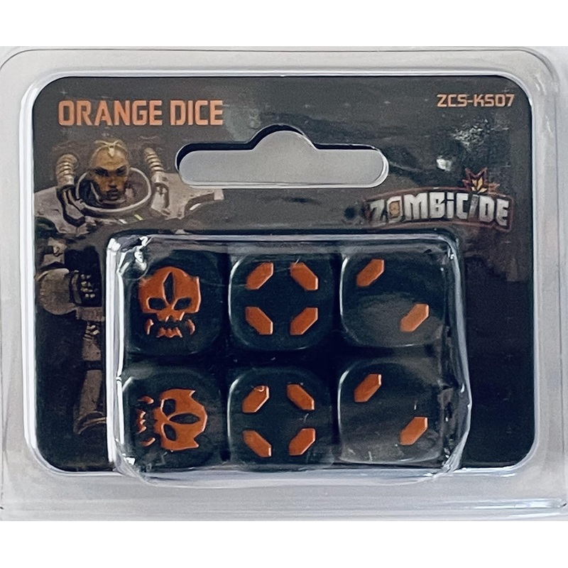 Zombicide: Orange Dice Set