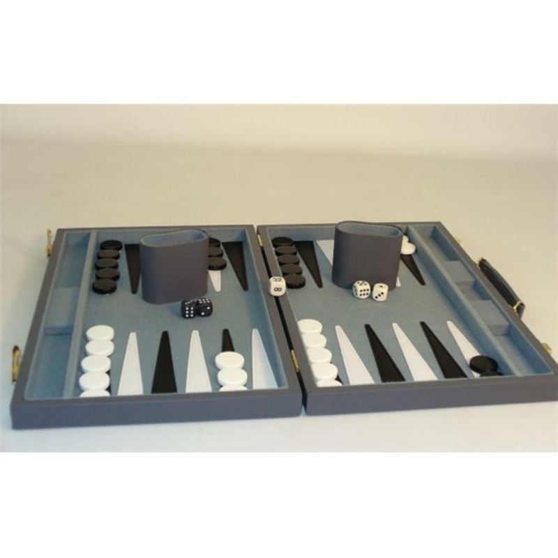 Backgammon: 15" Grey Vinyl