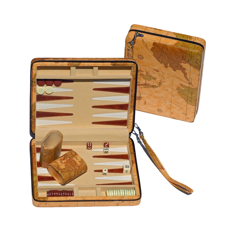 Backgammon: Zip Case With Magnetic Board