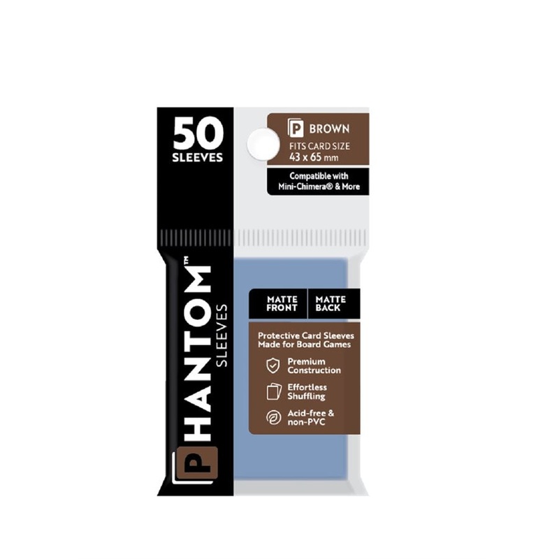 Phantom Sleeves: 50 Count - Matte/Matte Mini-Chimera+