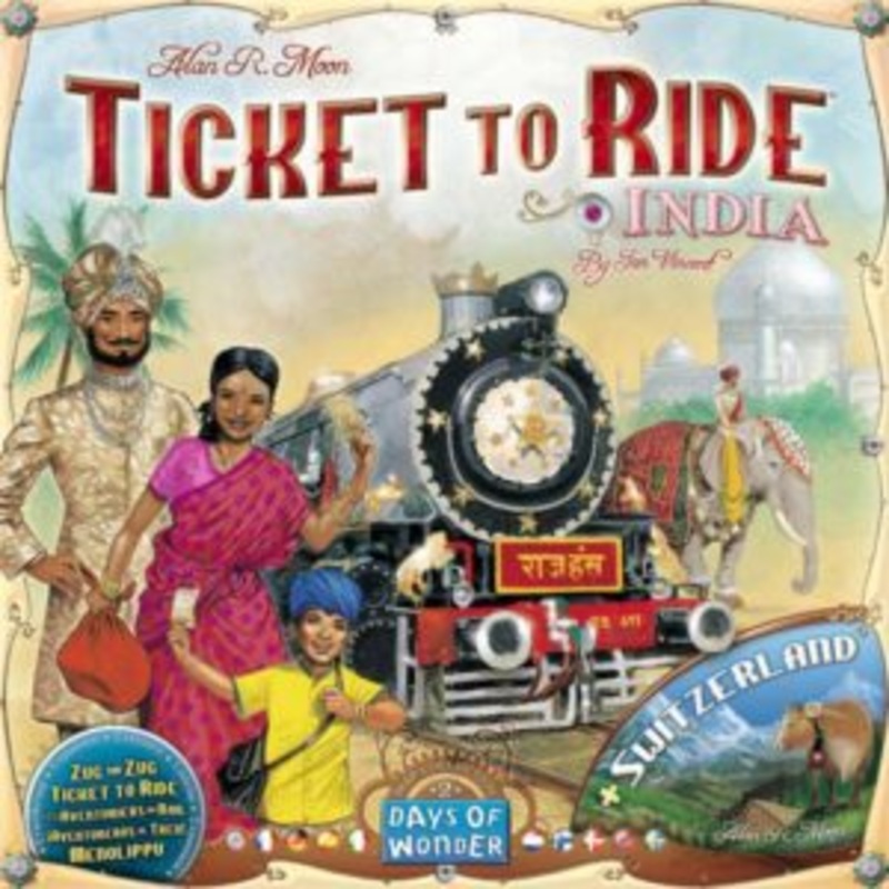 Ticket To Ride: Map Collection Vol 2 India & Switzerland