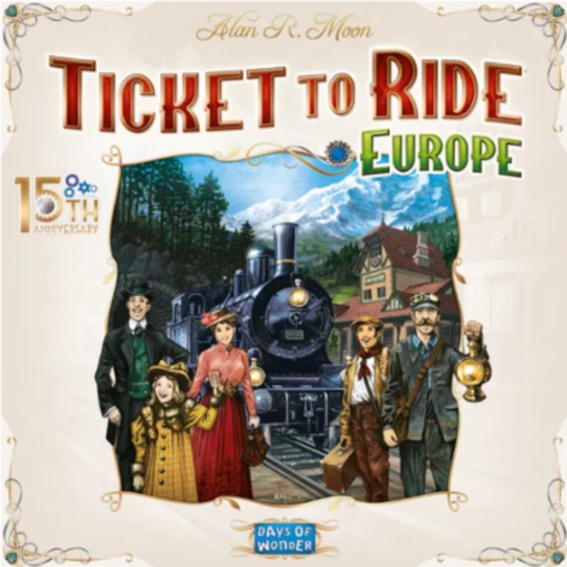 Ticket To Ride: Europe  15th Anniversary Edition