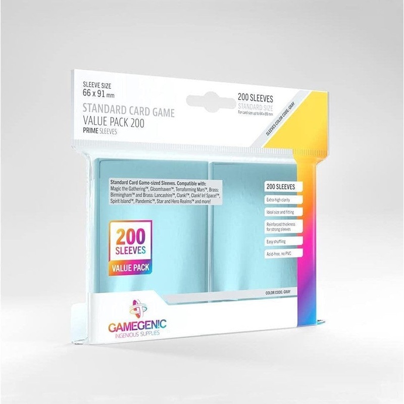 Gamegenic: Value Pack Sleeves 200 Count  Standard