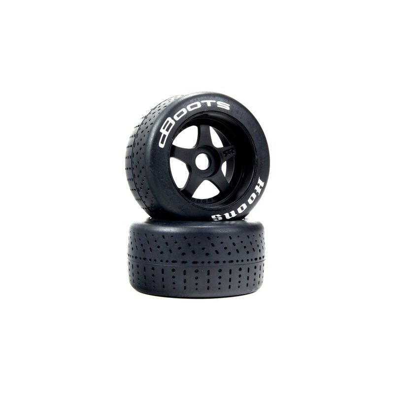 ARRMA ARA550073 1/7 dBoots Hoons Rear 107 White Pre-Mounted Belted Tires, 17mm Hex (2)