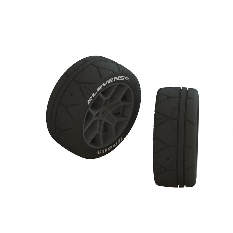 ARRMA ARA550093 dBoots ELEVENS 35/085 2.4 White Tire Set (1 Pair)