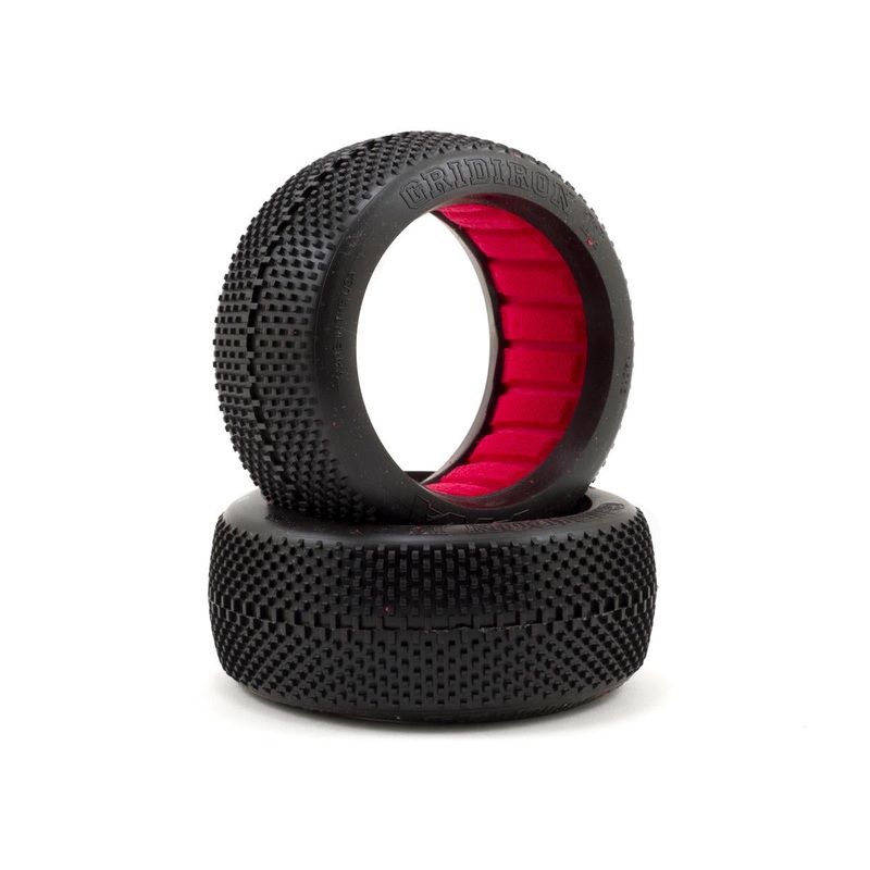 AKA 14013XR Gridiron II 1/8 Buggy Tires (2) (Soft - Long Wear)