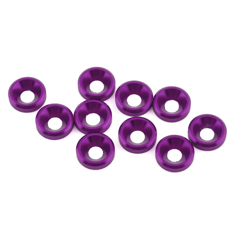 1 UP 80329 3mm Countersunk Washers Purple