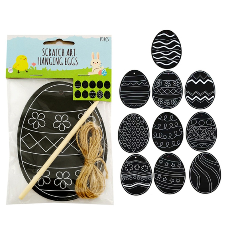 Craft Easter Scratch Art Egg