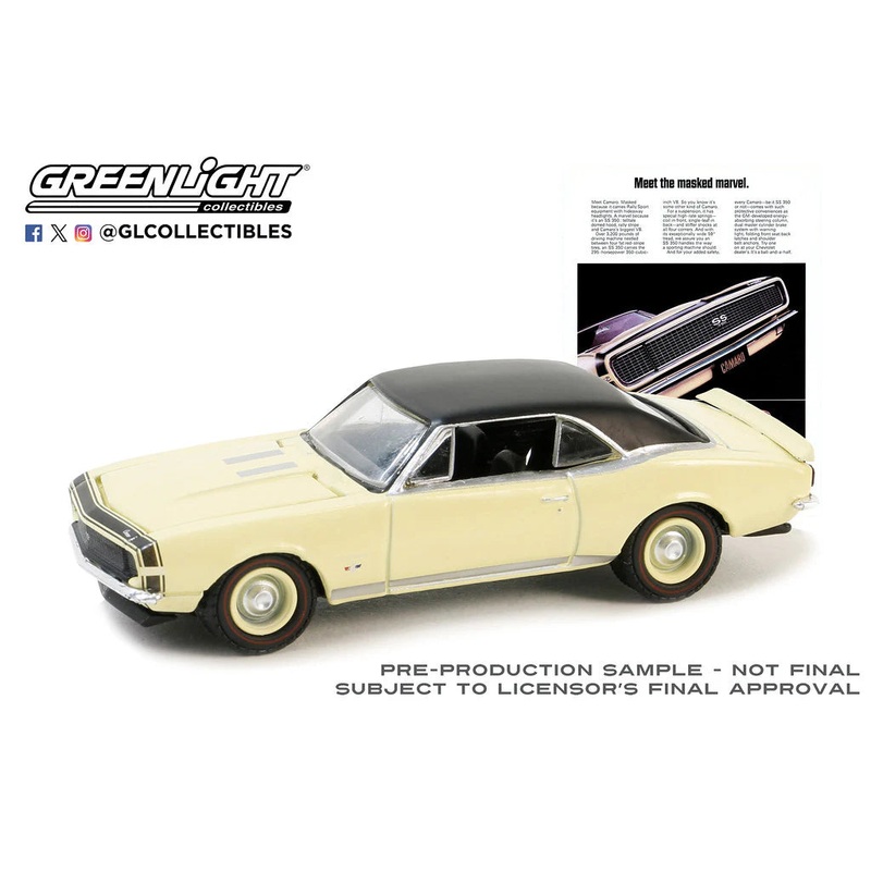 GL 1967 Chevrolet Camaro SS RS Cream/Black